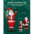 thumbnail image 2 of Santa Claus Inflable Navideño Primelove 2.36 kg 8 pies, 2 of 7