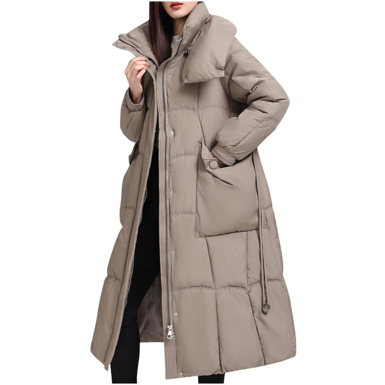 navy blue dress for baby girl Women Long Winter Coats Lightweight Puffer Jackets Maxi Down Coats with  Belt Plus Size Quilted Jackets Outerwear Parkas at Amazon Women's Coats Shop main image 1