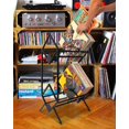 thumbnail image 6 of Vinyl Record Rack  2 Tier Vinyl Record Holder -Home  Organizer Fits 200 Albums/LPs - Vinyl Record Storage  R RUIMEI Metal Vinyl Record Dispaly Stand for Men Women Gift, 6 of 6