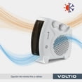 thumbnail image 3 of Calefactor Ventilador Calentador Eléctrico Voltio 1500W Portatil blanco, 3 of 8