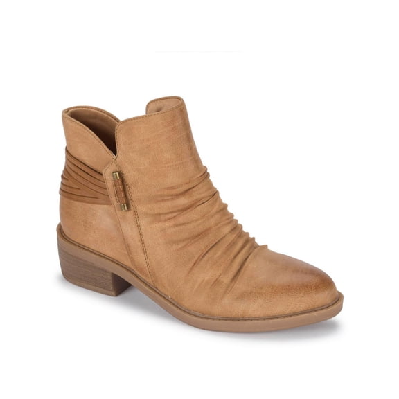 Baretraps Womens Sazzie Faux Suede Zip-up Ankle Boots