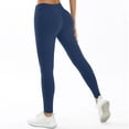 thumbnail image 5 of CAIVO Women Flare Leggings For Yoga Pants High Waisted Bootcut Casual Stretch Solid Color Athletic Gym Pilates Running Fitness Trousers , Navy, 5 of 5