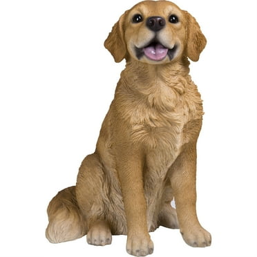 HI-LINE GIFT LTD. SITTING GOLDEN RETRIEVER STATUE