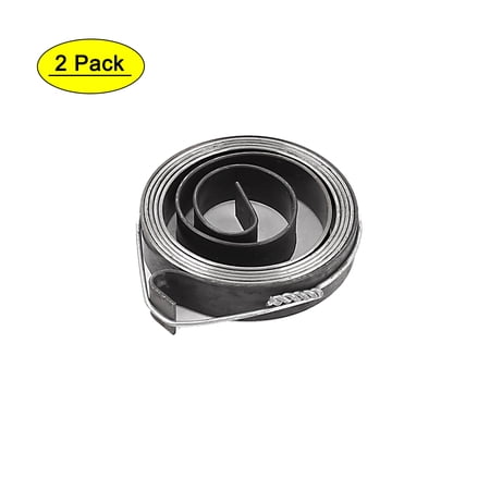 2pcs 8mm Width Metal Drill Press Quill Feed Return Coil Spindle Spring Assembly