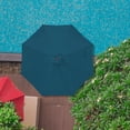 thumbnail image 7 of Jorohiker 9ft-8ribs Patio Umbrella Replacement Canopy Only, Outdoor Table Market Yard Umbrella Top for Outdoor Umbrella Canopy, Peacock Blue, 7 of 7