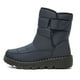 thumbnail image 1 of Botas de nieve Plataforma de tobillo de invierno sin cordones para viajes al aire libre (40) Azul, 1 of 9