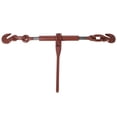 thumbnail image 3 of Heavy Duty Steel Ratchet Binders, 9200 lbs Working Load & 33000 lbs Breaking Strength, Adjustable G70 Hooks, 4-Pack, Red for Securing Heavy Equipment, 3 of 9