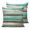 Teal Brown, variant on 26x26 Pillow Covers Set of 2, Turquoise Brown Throw Pillow Covers Decorative Couch Cushion Case, Watercolor Modern Abstract Striped Microfiber Square Pillowcases for Bedroom Car Living Room