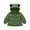 Green, variant on Chbgutlmr Unisex Baby Clothes Kids Winter Coats Tops Bear Hooded Cute Thick Thermal Jackets Warm Clothing