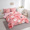 thumbnail image 3 of Manfei Cartoon Santa Claus 7-Piece Twin Bedding Sets,Red Xmas Stocking Bedding Comforter Set,Happy Christmas Sheet Sets For Teens,Super Cozy Room Decor Reversible, 3 of 8