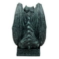 thumbnail image 2 of Stoic Warrior Gargoyle Holding Gothic Bat Sword Figurine 6.5"H, 2 of 8