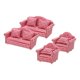 thumbnail image 1 of 4pcs 1/12 Dollhouse Wood Sofa Set Living Room Children Gift Pretend Play DIY Hugo none, 1 of 10