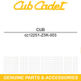 thumbnail image 6 of CUB CADET 12251-Z5K-003 Cylinder Head Gasket CC4033, 6 of 9