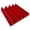 Red D, variant on Gecau Acoustic Foam Stop Absorption Sponge KTV Soundproof Red Novelty 4.4x4.4 Inch