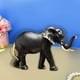 thumbnail image 3 of Estatua de de resina, estatuilla artesanal hecha a mano, adornos, regalo de oficina, de decoración del hogar, estante, negro Baoblaze Estatuilla de elefante, 3 of 8