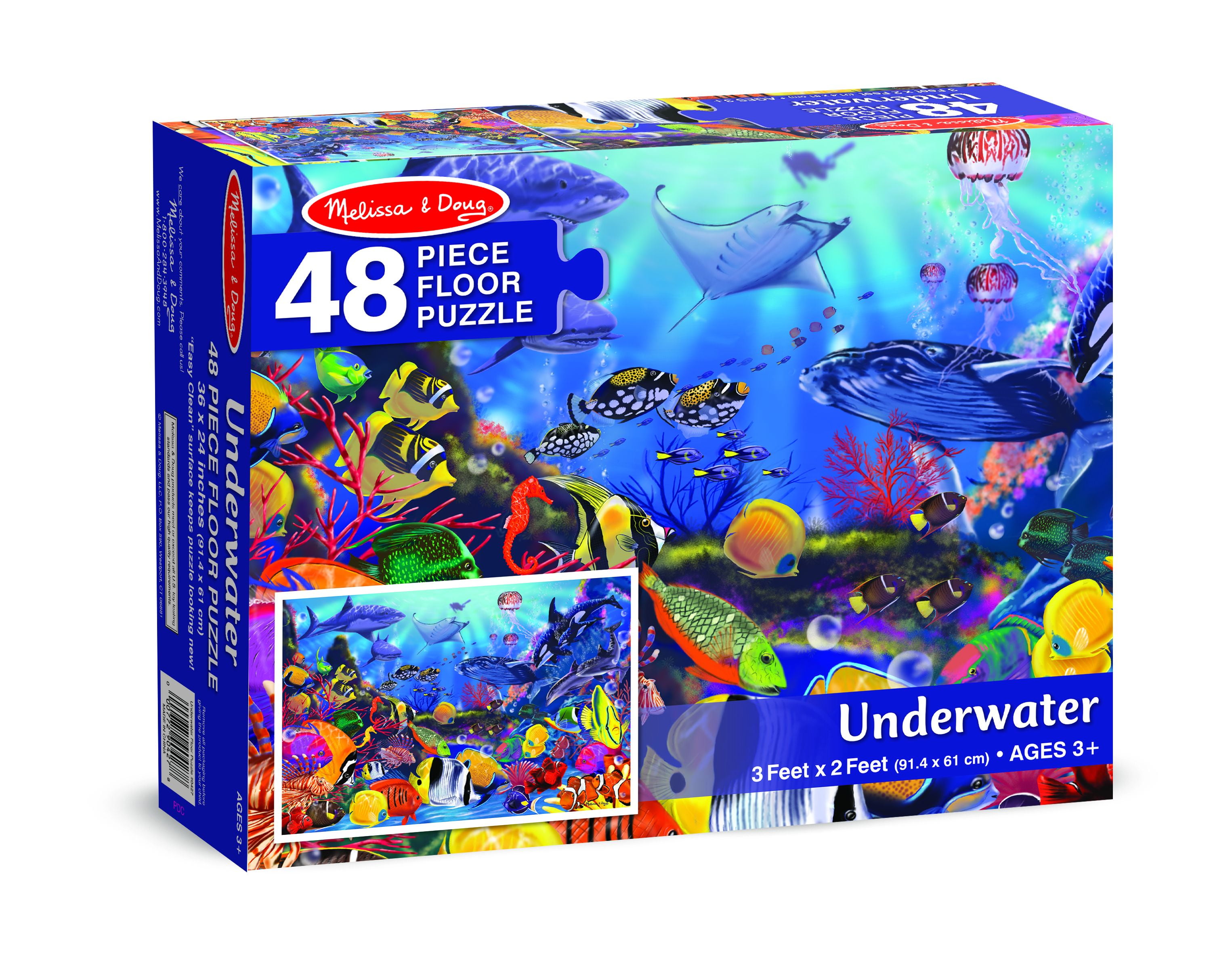 Melissa Doug Underwater Floor Puzzle Extra Thick