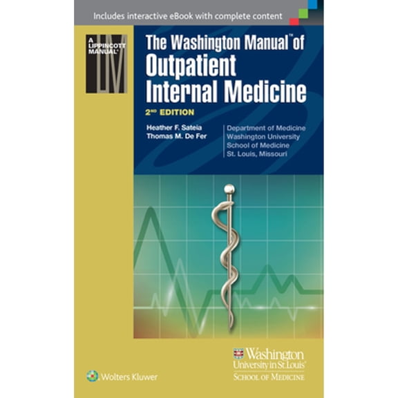 Pre-Owned The Washington Manual of Outpatient Internal Medicine Paperback