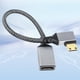 thumbnail image 3 of WDOplteas Adaptador Cable Compatible Con Mini 20 CM 4K@60HZ V2.0 en Ángulo Recto (izquierda), 3 of 7