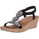 thumbnail image 1 of Sandalia Skechers Beverlee - Date Glam para mujer, color negro, 1 of 1