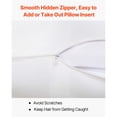 thumbnail image 5 of 100% Pure Mulberry Silk Pillowcase 6A Grade 22 Momme, Smooth Breathable Hair Skin Care, Luxury Silk Pillow Cover for Restful Sleep Beauty Gift, 5 of 11