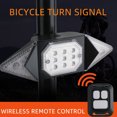 thumbnail image 1 of Flmtop USB Rechargeable Turning Signal Cycling Taillight Bicycle Light Remote Control, 1 of 10