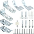 thumbnail image 6 of 2 Pack Bifold Door Hardware Repair Kit Bifold Sliding Closet Door Hardware, Universal Folding Door Hardware Repair Kit Bifold Barn Door Repair Replacement Parts Sliding Door Repair Accessories, 6 of 8