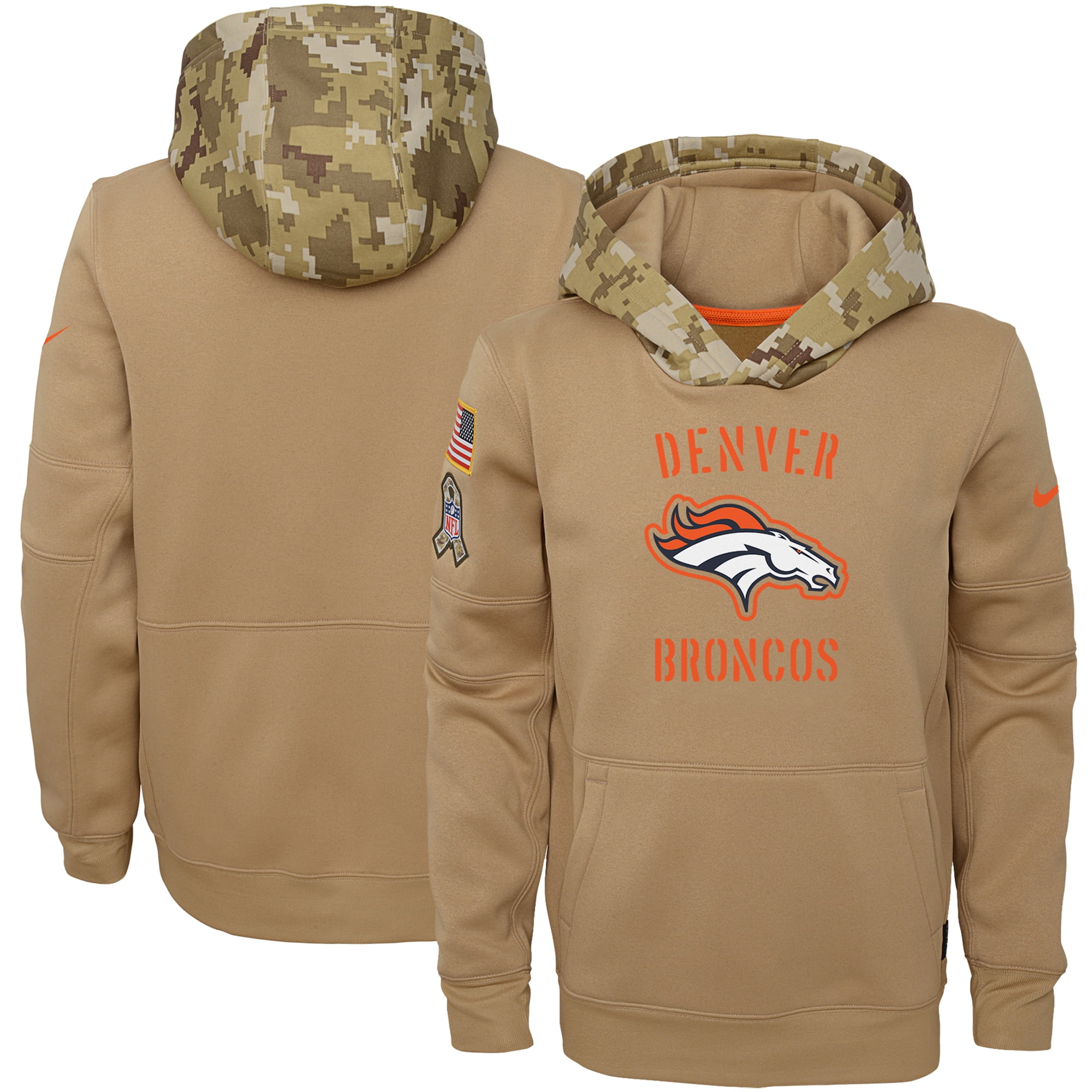 broncos support the troops hoodie