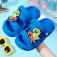thumbnail image 5 of Toddler Boys Girls Sandals - Kids Water Sandals Slides, Lightweight EVA Quick Dry Waterproof Beach Pool Summer Shoes With Dinosaur Pattern, 5 of 6