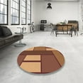 thumbnail image 4 of Ahgly Tapis Rectangulaire Orange Lavable en Machine, 2 Pieds x 5 Pieds, 4 of 7