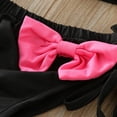 thumbnail image 4 of Baby Girl Swimsuit Summer One Shoulder Ruffles Bowknot Two Piece Off Shoulder Bikini Swimwear Bathing Suits For Girls,Size 6 Months-12 Months, 4 of 9