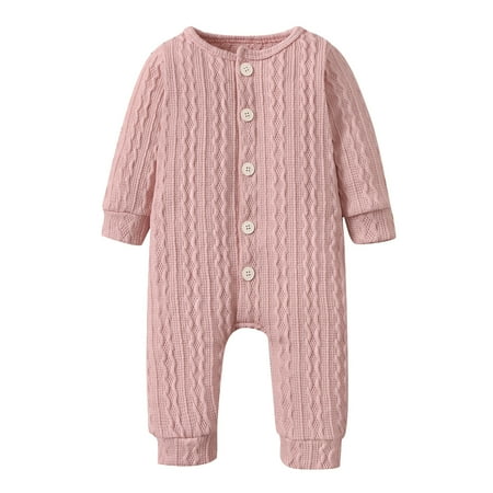 

XINSHIDE Boys Sleeve Baby Clothes Jumpsuit Infant Solid Girls Romper Long Girls Romper Jumpsuit Baby Girl Clothes