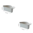 thumbnail image 2 of Soporte de almacenamiento Billuyoard triangular fregadero cuenco de cocina ventosa color beige, 2 of 6
