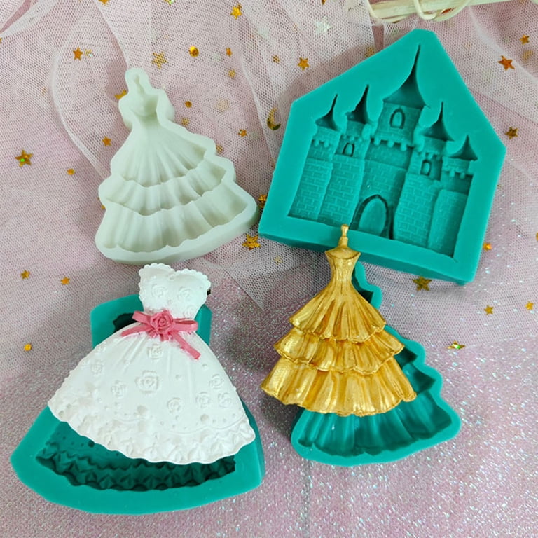 ICNYEKl Cat Chocolate Molds - 2-Pack Food Grade Silicone Fondant Molds For Candy, Soap, Cake Decorating