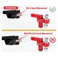 thumbnail image 3 of Trailer Hook Ball Bracket Kit With 2 Inch Ball Trailer Heavy Duty Adjustable Combo For RV Truck Camper Car Caravan Accessories ,Weatherproof Double Locking Hitch Pin, 3 of 7