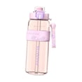 thumbnail image 2 of Botella de agua deportiva a prueba de fugas de 27 oz, fácil de limpiar, de boca ancha, reutilizable. Rosa, 2 of 8