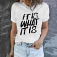thumbnail image 3 of Fesfesfes Tops for Women's Spring And Summer Casual Daily Round Neck Short Sleeve Print Graphic T-Shirt Short Sleeve Round Neck Top/Shirt T Shirt XL(US:10), 3 of 8