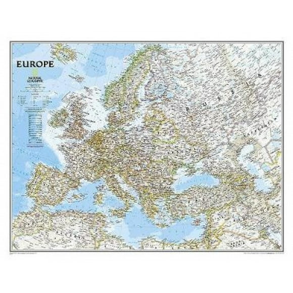 Europe Classic, Tubed: Wall Maps Continents