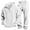 White, variant on SERTGUTR Boys' Waffle Knit Hoodie Pullover Quarter Zip Kangaroo Pocket Elastic Waist Sweatpants 2 Piece Set Relaxed Fit Warm Winter School Outdoor Wear