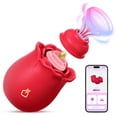 thumbnail image 2 of Adult Rose Toy Vibrator for Women Detachable Sucking and Vibrating 10 Vibration Mode Sexual Tools Sucker for Couples Games, 2 of 8