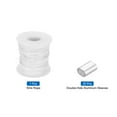 thumbnail image 3 of 262Ft Wire Rope 304 Stainless Steel Cable 1/32" Vinyl Coated with 20pcs Aluminum Sleeves White, 3 of 7