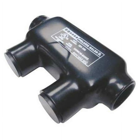 Polaris ISR-350B 2-Port Black Multi-Tap Pre-Insulated Connector