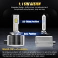 thumbnail image 3 of Car Headlight Bulbs, D1S/D1R, LED Headlight Bulbs for Car, D1S/D1R High/low Beam, Ultra Bright Cool White 6500K, Plug And Play, 2pcs, 3 of 8