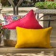 thumbnail image 3 of Pillow Perfect  Outdoor / Indoor Make It Rain Zinnia Blue 18.5-inch Throw Pillow (Set of 2), 3 of 4