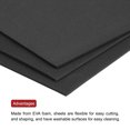 thumbnail image 5 of EVA Foam Sheets Black 12 Inch x 9 Inch 3mm Thickness for Crafts DIY Pack of 50, 5 of 6