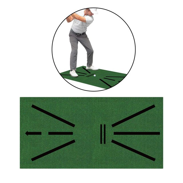 Alfombril para golf 12 “ Practice almohadil de práctica para interior y exterior Patio de conducción portátil-tamaño del producto: 60x30cm DYNWAVEMX golpe de golf en el patio trasero