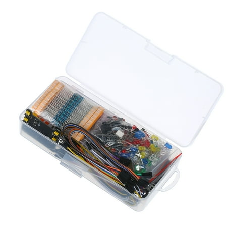 

Htovila 830 Breadboard Set Electronics Component Starter DIY Kit with Box Compatible with Component Package