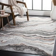 thumbnail image 2 of SAFAVIEH Craft Lyall Abstract Area Rug, 4' x 6', Grey/Orange, 2 of 8