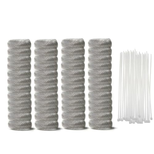 48 PCS Washing Machine Drain Lint Trap,Lint Traps,Lint Catcher for Washing Machine,with 48 Nylon Cable Ties