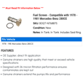 thumbnail image 2 of Fuel Screen - Compatible with 1978 - 1981 Mercedes-Benz 280CE 1979 1980, 2 of 2