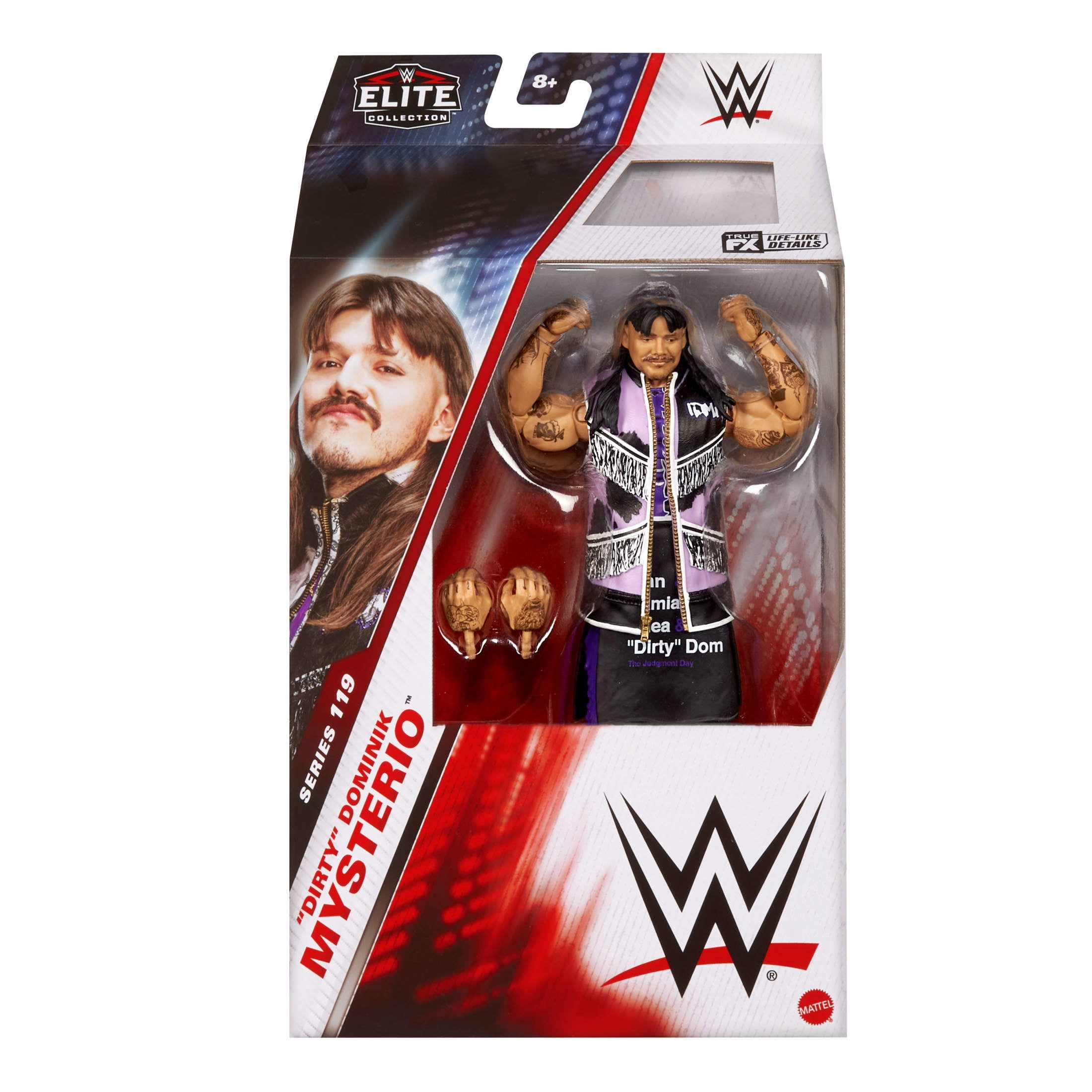 WWE Elite Dominik Mysterio Action Figure, Series #119, 6-inch Collectible with Articulation & Accessories